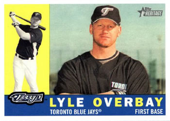 2009 Topps Heritage #36 Lyle Overbay Front