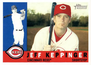 2009 Topps Heritage #45 Jeff Keppinger Front