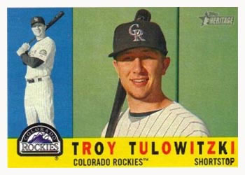 2009 Topps Heritage #478 Troy Tulowitzki Front