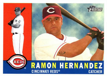 2009 Topps Heritage #60 Ramon Hernandez Front