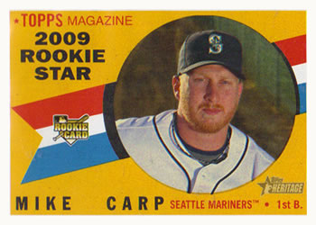 2009 Topps Heritage #643 Mike Carp Front