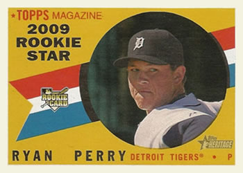 2009 Topps Heritage #676 Ryan Perry Front
