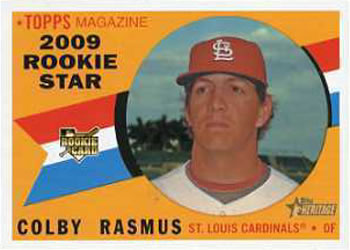2009 Topps Heritage #694 Colby Rasmus Front