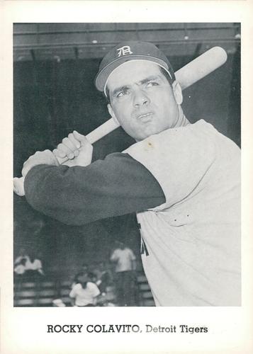 1962 Jay Publishing Detroit Tigers 5x7 Photos #NNO Rocky Colavito Front