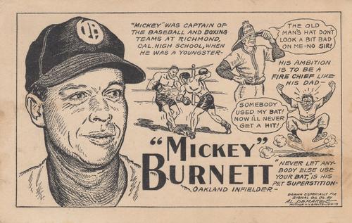 1947 Signal Oil #NNO Mickey Burnett Front