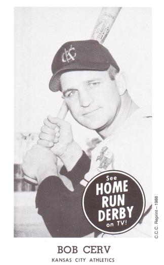1988 Card Collectors Home Run Derby Reprints #5 Bob Cerv Front