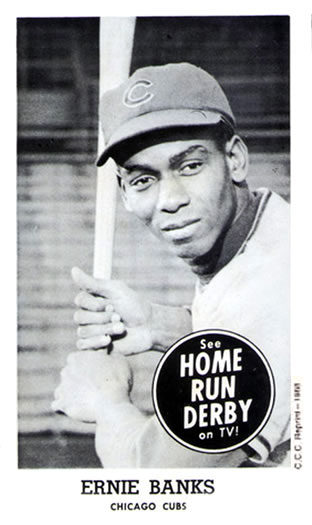 1988 Card Collectors Home Run Derby Reprints #3 Ernie Banks Front