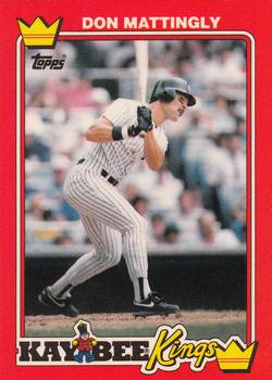 1990 Topps Kay-Bee Kings of Baseball #18 Don Mattingly Front