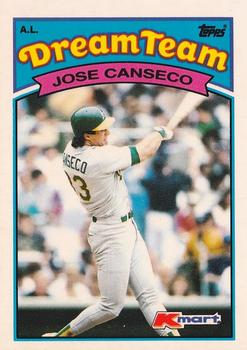 1989 Topps Kmart Dream Team #18 Jose Canseco Front
