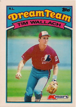 1989 Topps Kmart Dream Team #25 Tim Wallach Front