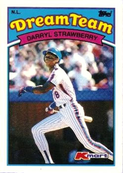 1989 Topps Kmart Dream Team #28 Darryl Strawberry Front