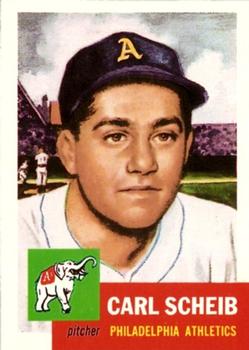 1991 Topps Archives 1953 #57 Carl Scheib Front