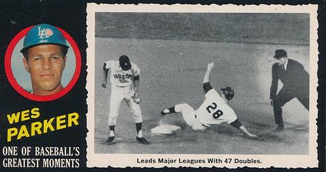 1971 Topps Greatest Moments #30 Wes Parker Front