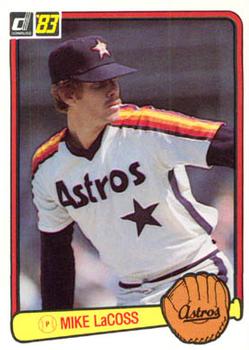 1983 Donruss #344 Mike LaCoss Front