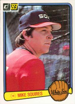 1983 Donruss #495 Mike Squires Front