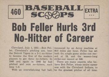 1961 Nu-Cards Baseball Scoops #460 Bob Feller   Back