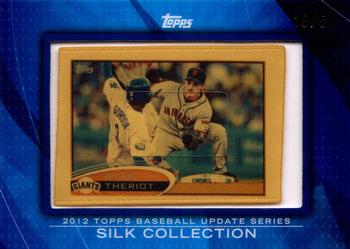 2012 Topps Update - Silk Collection #NNO Ryan Theriot Front