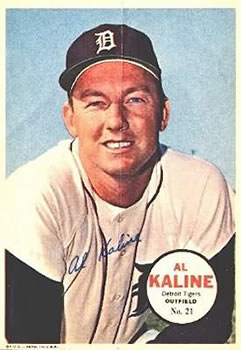1967 Topps - Posters #21 Al Kaline Front