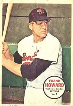 1967 Topps - Posters #7 Frank Howard Front