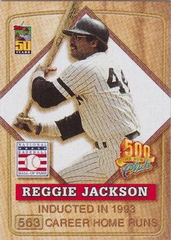 2001 Topps Post Cereal 500 Home Run Club #8 Reggie Jackson Front