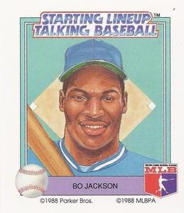 1988 Parker Bros. Starting Lineup Talking Baseball Kansas City Royals #24 Bo Jackson Front