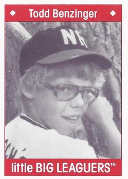 1990 Little Big Leaguers #NNO Todd Benzinger Front