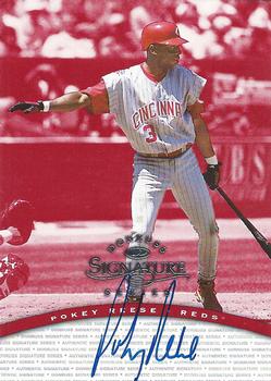1997 Donruss Signature Series - Signature Series Autographs #NNO Pokey Reese Front