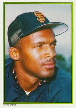 1986 Topps - 1986 All-Star Set Collector's Edition (Glossy Send-Ins) #10 Chris Brown Front