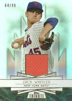 2014 Topps Tribute - Forever Young Relics #FYR-ZW Zack Wheeler Front