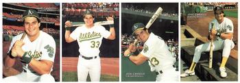 1990 Mother's Cookies Jose Canseco #1 / 2 / 3 / 4 Jose Canseco Front
