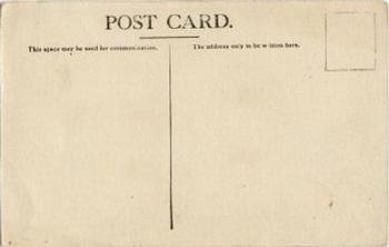 1910 PC796 Sepia Postcards #NNO Ty Cobb Back