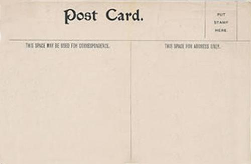 1908 Brush Auto Postcards #NNO Bill Donovan Back