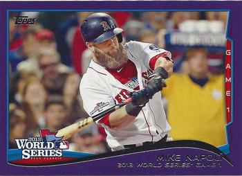 2014 Topps - Purple #22 Mike Napoli Front