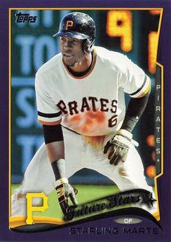 2014 Topps - Purple #91 Starling Marte Front