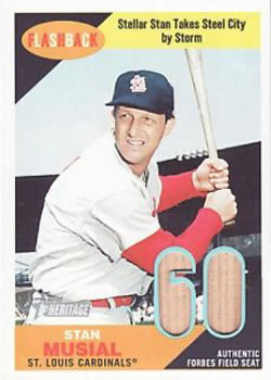 2009 Topps Heritage - Flashback Stadium Relics #SM Stan Musial Front