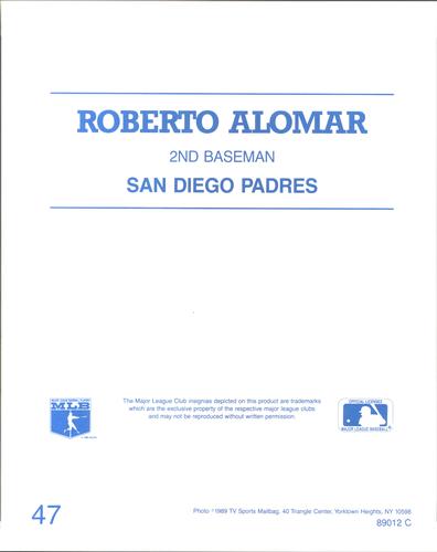 1989 TV Sports Mailbag #47 Roberto Alomar Back