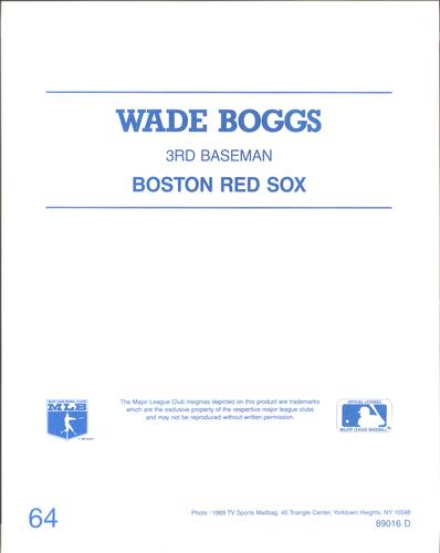 1989 TV Sports Mailbag #64 Wade Boggs Back