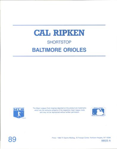 1989 TV Sports Mailbag #89 Cal Ripken Back