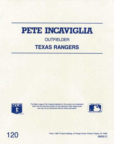 1989 TV Sports Mailbag #120 Pete Incaviglia Back