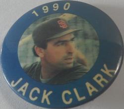 1990 MLBPA Baseball Buttons #NNO Jack Clark Front