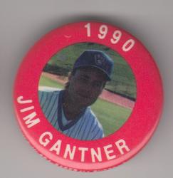 1990 MLBPA Baseball Buttons #NNO Jim Gantner Front