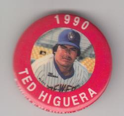 1990 MLBPA Baseball Buttons #NNO Ted Higuera Front