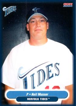 2004 Choice Norfolk Tides #4 Neal Musser Front