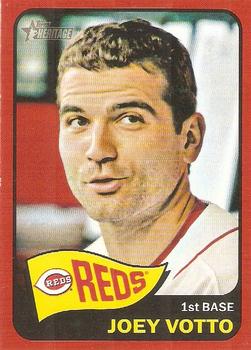 2014 Topps Heritage - Red Border #472 Joey Votto Front
