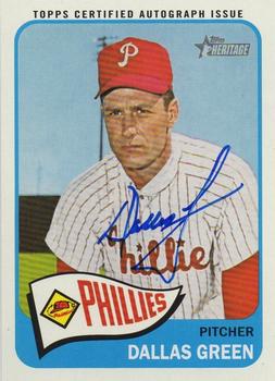 2014 Topps Heritage - Real One Autographs #ROA-DG Dallas Green Front