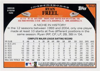 2009 Topps Baltimore Orioles #BAL8 Ryan Freel Back