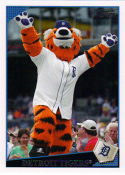 2009 Topps Detroit Tigers #DET15 Paws Front