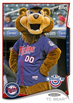 2014 Topps Opening Day - Mascots #M-8 TC Bear Front