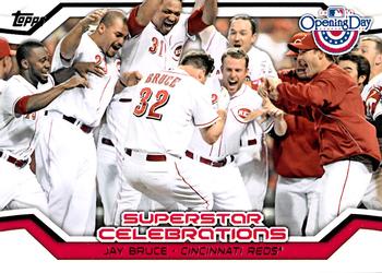 2014 Topps Opening Day - Superstar Celebrations #SC-1 Jay Bruce Front