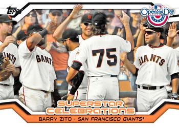 2014 Topps Opening Day - Superstar Celebrations #SC-7 Barry Zito Front